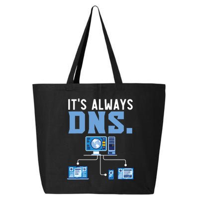 It's Always Dns Information Technology Tech Support 25L Jumbo Tote