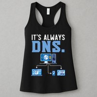 It's Always Dns Information Technology Tech Support Womens Tank Top