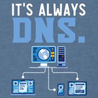 It's Always Dns Information Technology Tech Support Garment-Dyed Sweatshirt