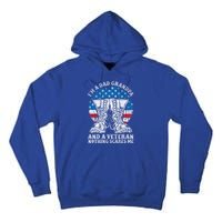 Im A Dad Grandpa And A Veteran Nothing Scares Me Cute Gift Tall Hoodie