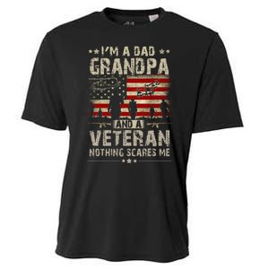 Im A Dad Grandpa And Veteran Fathers Day Papa Grandpa Cooling Performance Crew T-Shirt