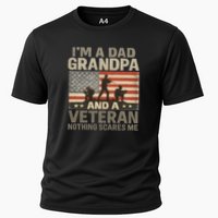 I'm A Dad, Grandpa, and a Veteran – Nothing Scares Me Cooling Performance Crew T-Shirt