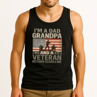 I'm A Dad, Grandpa, and a Veteran – Nothing Scares Me Tank Top
