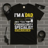 I'm A Dad Funny Cyber Security For Cybersecurity Specialists T-Shirt
