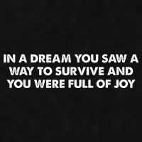 In A Dream You Saw A Way To Survive And You Were Full Of Joy Ladies PosiCharge Tri-Blend Wicking Tank