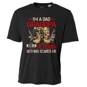 Im A Dad Grandpa And A Veteran American Flag Gists For Dad Cooling Performance Crew T-Shirt