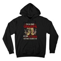 Im A Dad Grandpa And A Veteran American Flag Gists For Dad Hoodie