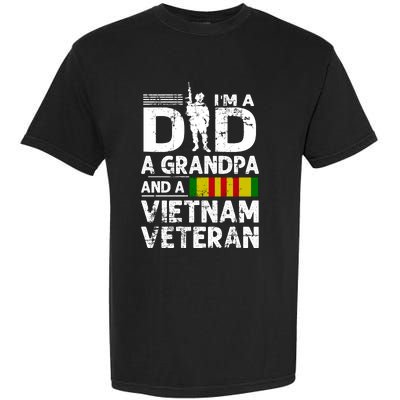 I'm A Dad A Grandpa And A Vietnam Veteran Garment-Dyed Heavyweight T-Shirt