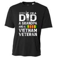 I'm A Dad A Grandpa And A Vietnam Veteran Cooling Performance Crew T-Shirt