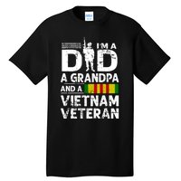 I'm A Dad A Grandpa And A Vietnam Veteran Tall T-Shirt