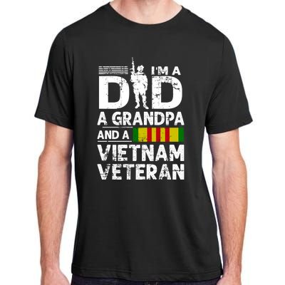 I'm A Dad A Grandpa And A Vietnam Veteran Adult ChromaSoft Performance T-Shirt