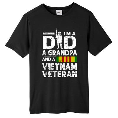 I'm A Dad A Grandpa And A Vietnam Veteran Tall Fusion ChromaSoft Performance T-Shirt