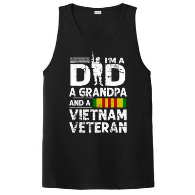 I'm A Dad A Grandpa And A Vietnam Veteran PosiCharge Competitor Tank