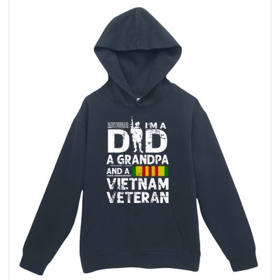 I'm A Dad A Grandpa And A Vietnam Veteran Urban Pullover Hoodie