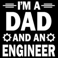 I’M A DAD AND AN ENGINEER Drawstring Bag