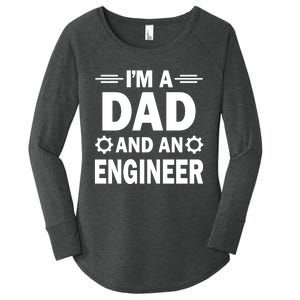 I’M A DAD AND AN ENGINEER Women's Perfect Tri Tunic Long Sleeve Shirt