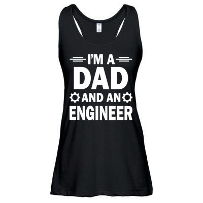 I’M A DAD AND AN ENGINEER Ladies Essential Flowy Tank