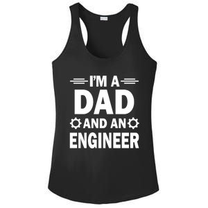 I’M A DAD AND AN ENGINEER Ladies PosiCharge Competitor Racerback Tank