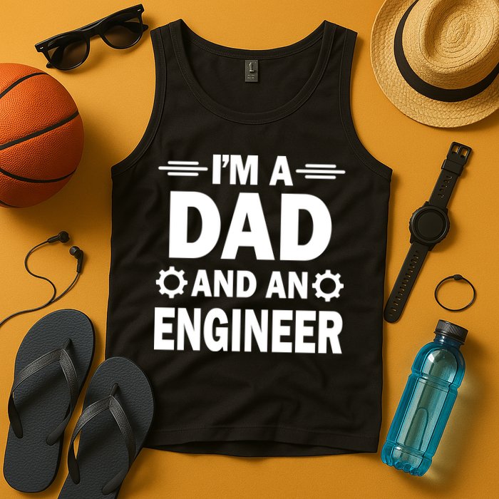 I’M A DAD AND AN ENGINEER Tank Top
