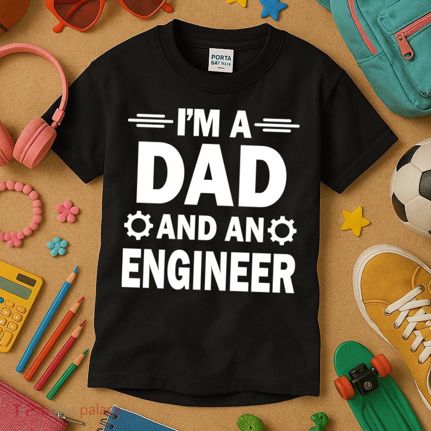 I’M A DAD AND AN ENGINEER Kids T-Shirt