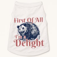 IM A Delight First Of All Vintage Possum Doggie Tank