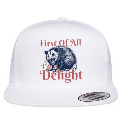IM A Delight First Of All Vintage Possum Flatbill Hat