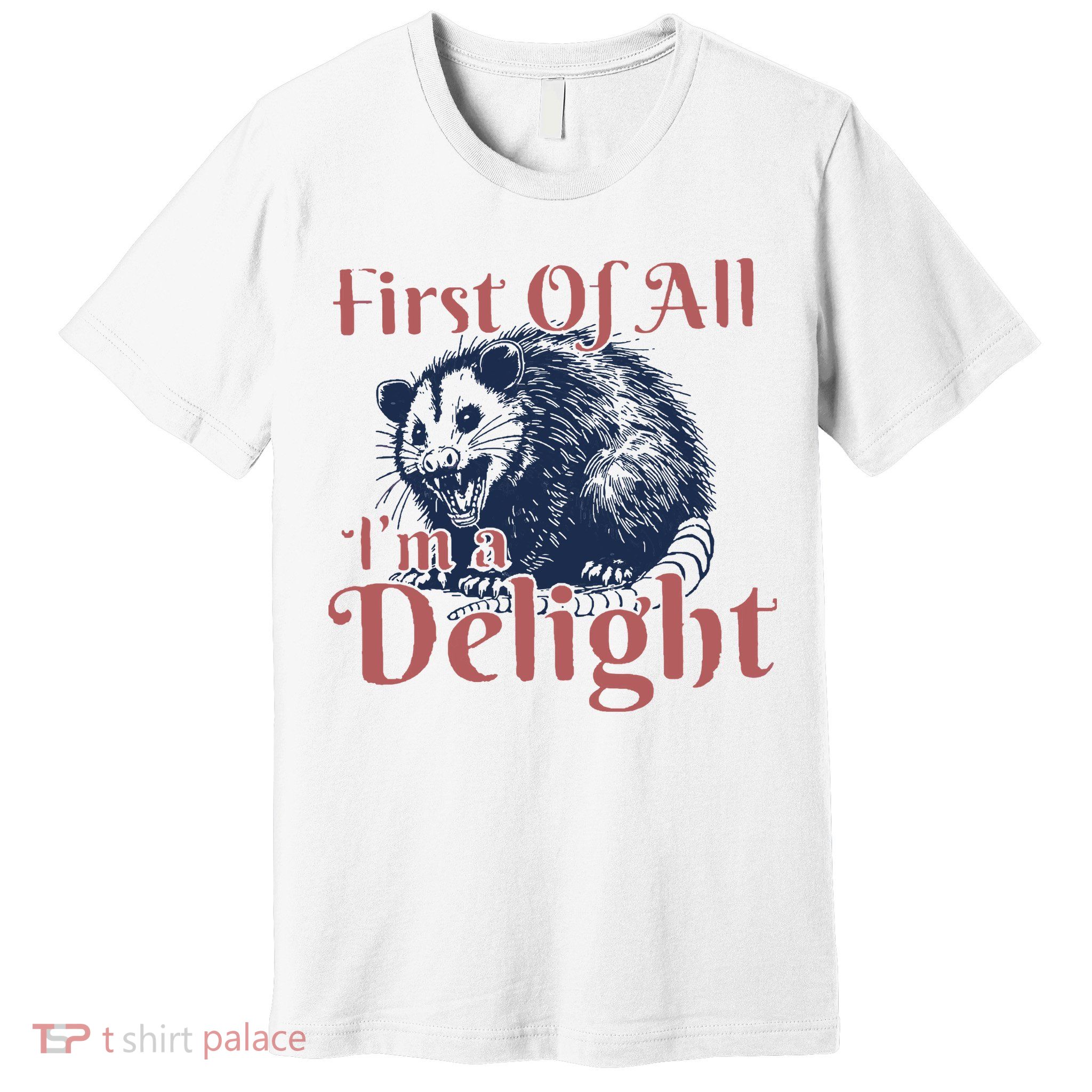 IM A Delight First Of All Vintage Possum Premium T-Shirt