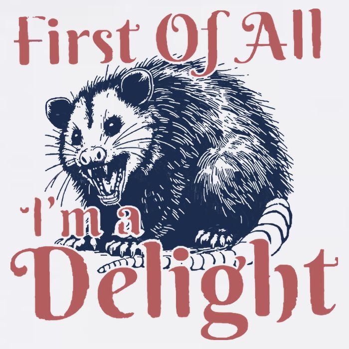 IM A Delight First Of All Vintage Possum Wool Snapback Cap