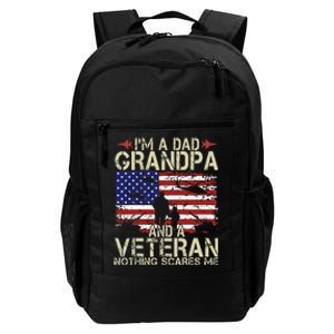 Im A Dad Grandpa And Veteran Fathers Day Papa Daily Commute Backpack