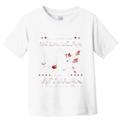 Im A Dad Grandpa And A Veteran Funny Birthday Toddler T-Shirt