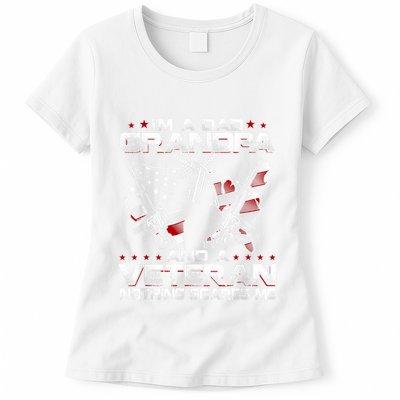 Im A Dad Grandpa And A Veteran Funny Birthday Womens T-Shirt