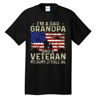 IM A Dad Grandpa And Veteran Fathers Day Tall T-Shirt