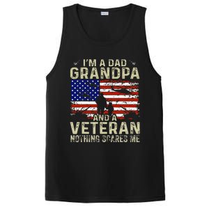 IM A Dad Grandpa And Veteran Fathers Day PosiCharge Competitor Tank