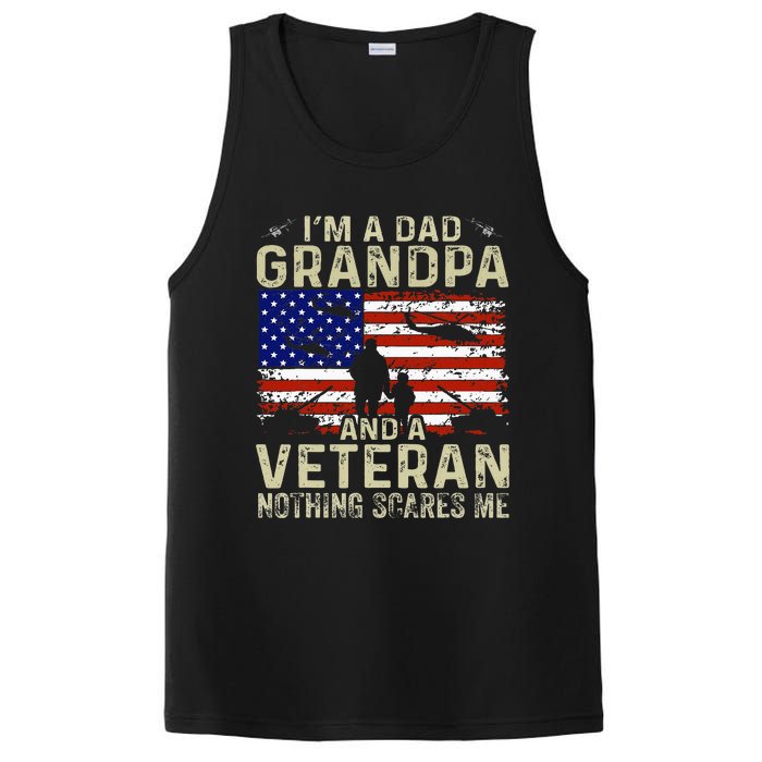 IM A Dad Grandpa And Veteran Fathers Day PosiCharge Competitor Tank