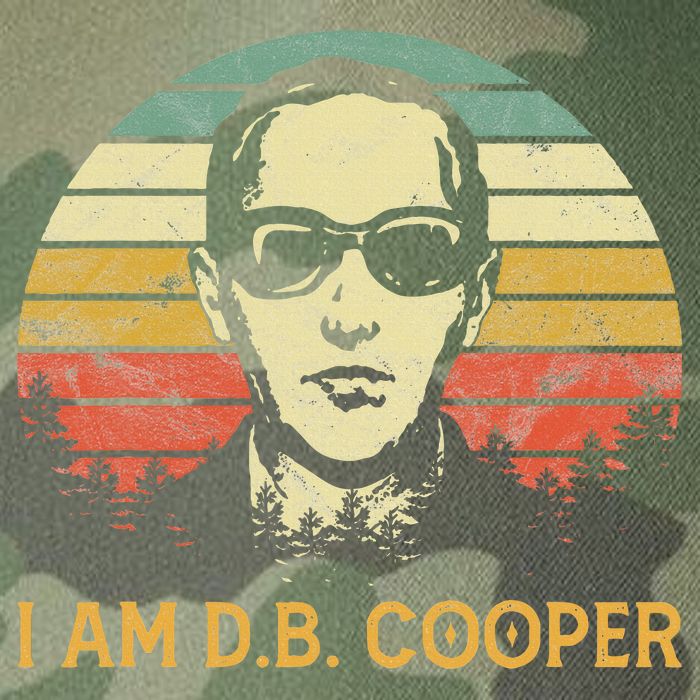 I Am Db Cooper Skydiving Funny Skydiver D.B. Cooper Legacy Tie Dye Trucker Hat