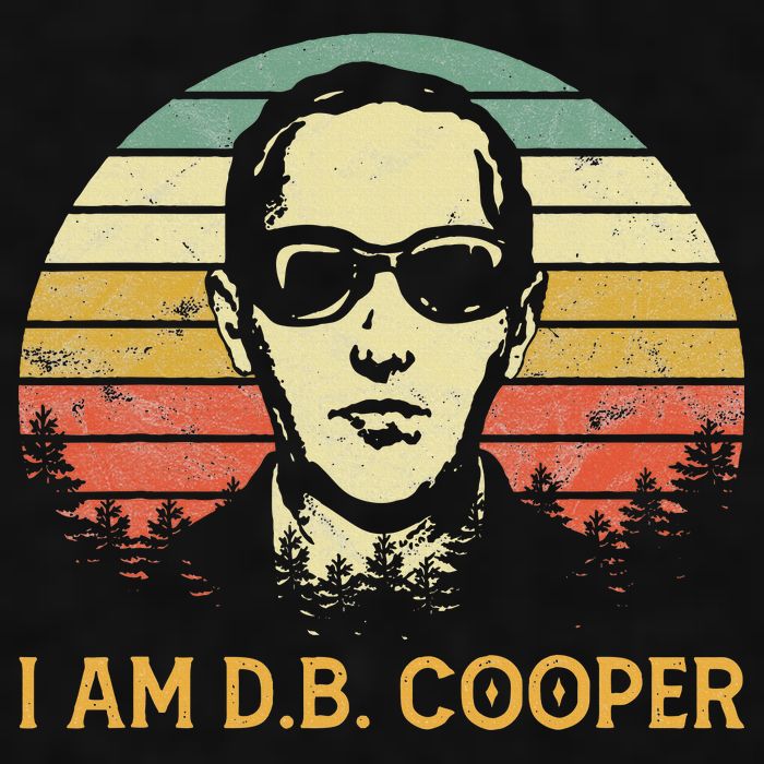 I Am Db Cooper Skydiving Funny Skydiver D.B. Cooper Ladies PosiCharge Tri-Blend Wicking Tank