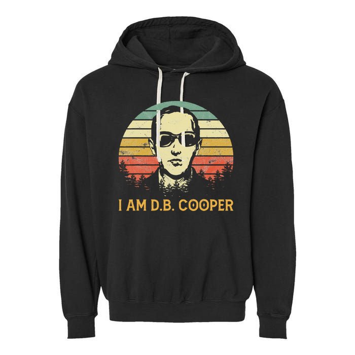I Am Db Cooper Skydiving Funny Skydiver D.B. Cooper Garment-Dyed Fleece Hoodie