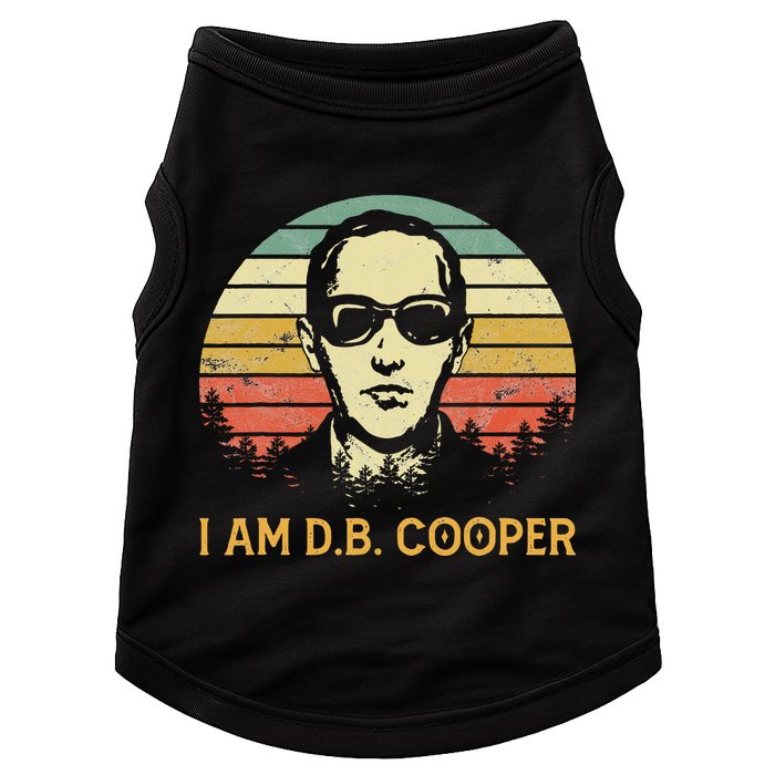 I Am Db Cooper Skydiving Funny Skydiver D.B. Cooper Doggie Tank
