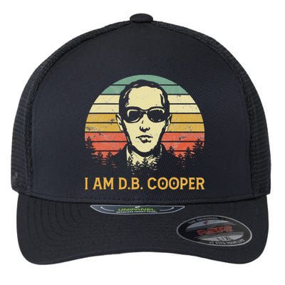 I Am Db Cooper Skydiving Funny Skydiver D.B. Cooper Flexfit Unipanel Trucker Cap