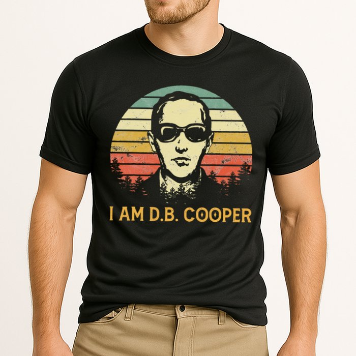 I Am Db Cooper Skydiving Funny Skydiver D.B. Cooper Performance Shirt