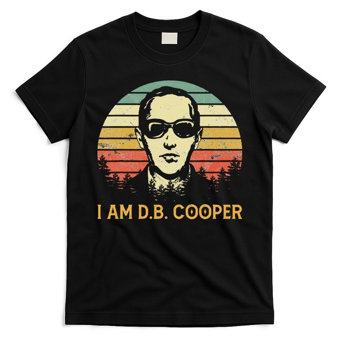 I Am Db Cooper Skydiving Funny Skydiver D.B. Cooper T-Shirt