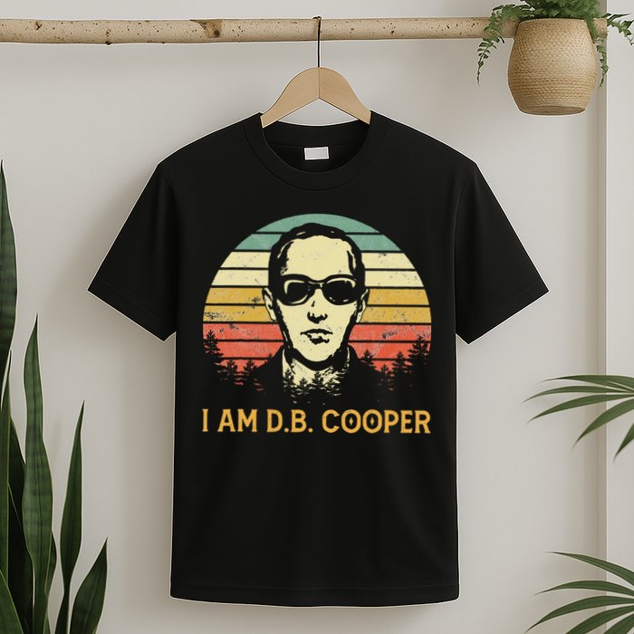 I Am Db Cooper Skydiving Funny Skydiver D.B. Cooper T-Shirt