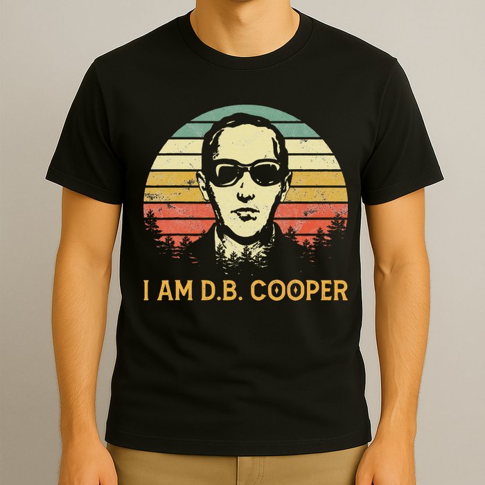I Am Db Cooper Skydiving Funny Skydiver D.B. Cooper T-Shirt