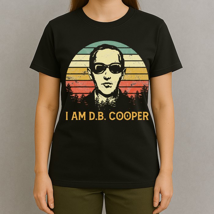 I Am Db Cooper Skydiving Funny Skydiver D.B. Cooper T-Shirt