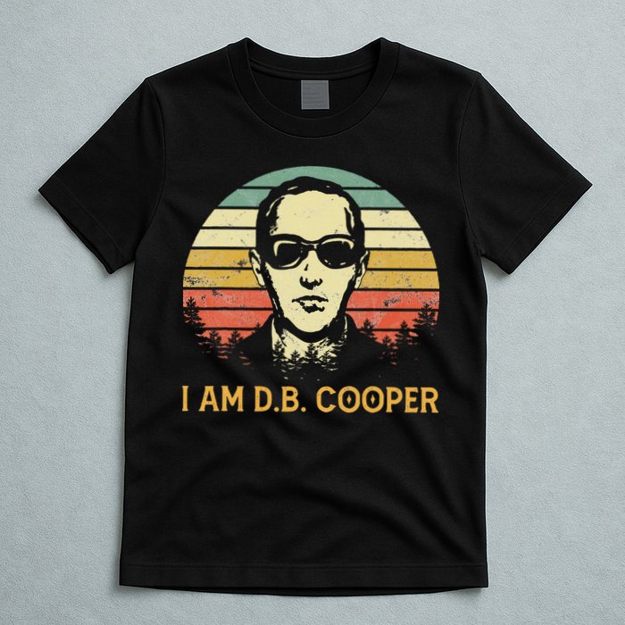 I Am Db Cooper Skydiving Funny Skydiver D.B. Cooper T-Shirt