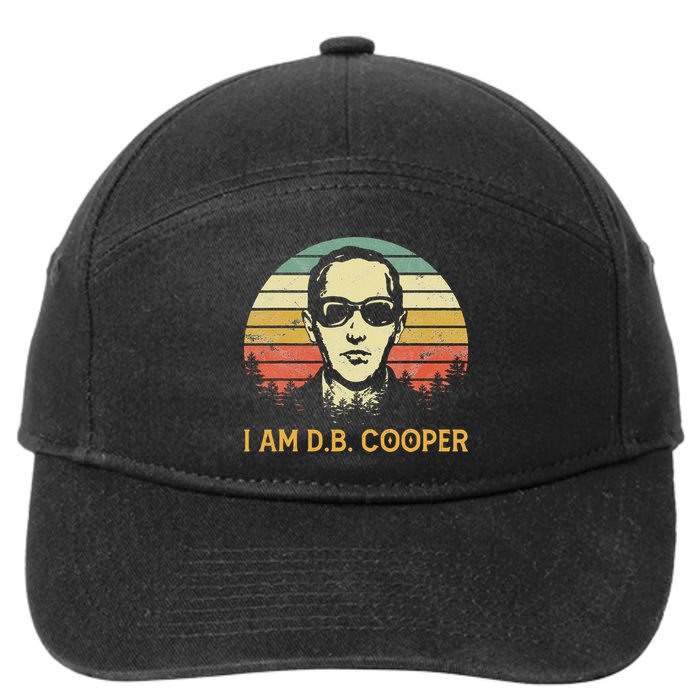 I Am Db Cooper Skydiving Funny Skydiver D.B. Cooper 7-Panel Snapback Hat