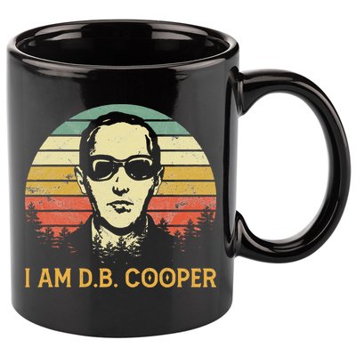 I Am Db Cooper Skydiving Funny Skydiver D.B. Cooper 11oz C Handle Ceramic Mug
