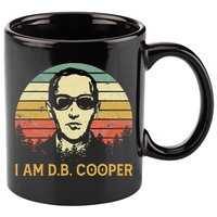 I Am Db Cooper Skydiving Funny Skydiver D.B. Cooper 11oz C Handle Ceramic Mug
