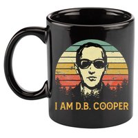 I Am Db Cooper Skydiving Funny Skydiver D.B. Cooper 11oz C Handle Ceramic Mug