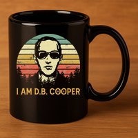I Am Db Cooper Skydiving Funny Skydiver D.B. Cooper 11oz C Handle Ceramic Mug